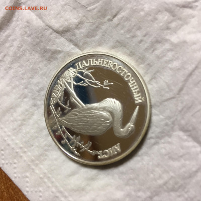 Россия 1 рубль Аист 1995г ПРУФ - IMG_5716.JPG