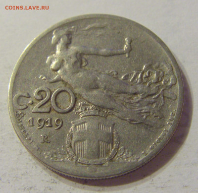 20 чентезимо 1919 новый тип Италия №1 15.11.2019 22:00 МСК - CIMG6690.JPG