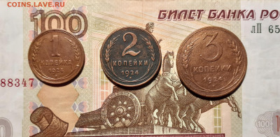 1, 2, 3 копейки 1924 года до 14.11.19 в 22:00 мск - 20191109_203245