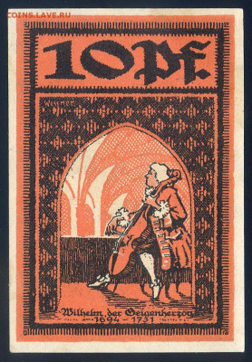 Нотгельд - Merseburg 10 пфенигов 1921 г. до 14.11 в 22.00 - img6702222-0-