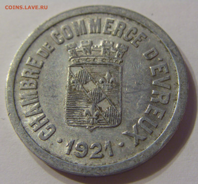 Нотгельд 25 сантим 1921 Эвре Франция №1 16.11.2019 22:00 МСК - CIMG6768.JPG