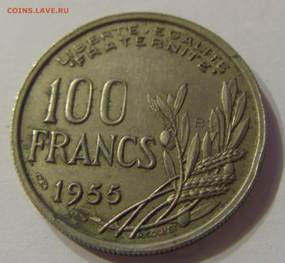 100 франков 1955 Франция №1 16.11.2019 22:00 МСК - CIMG6778.JPG