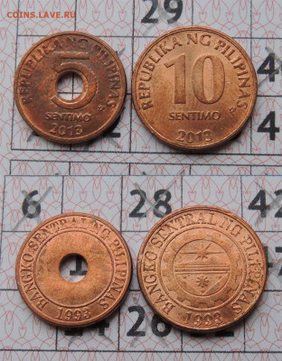 Филиппины 5+10 сентимо 2013г. до 16.11 - Филиппины х2