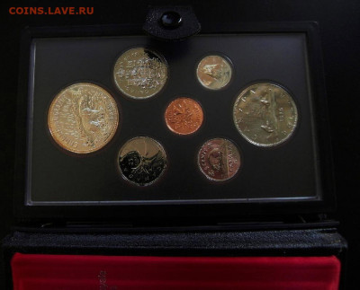 МОНЕТЫ МИРА 10-19 - Канада – набор (1980) Proof-Like Set (CPL11) рев.