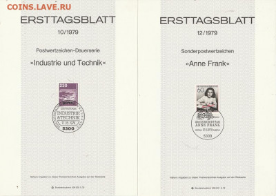 Листы первого дня Ersttagsblatt 6 шт. 2. до 13.11. в 22.00 - IMG_20191110_0009