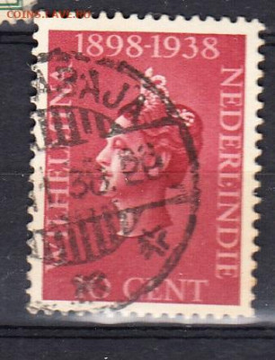 Колонии Нидерл Индия 1938 1м 10ц до 15 11 - 350