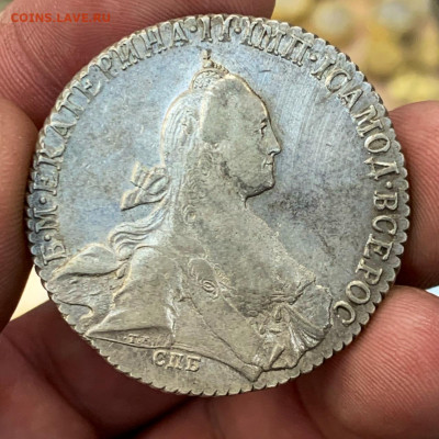 Рубль 1771,1774 ,Полуполтины 1748,1754 - 400A4B41-B997-48DE-BEB0-698960F48D63