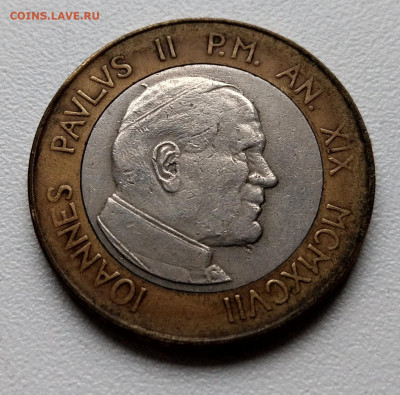 Ватикан 1000 лир 1997  до 22-00 12.11 - IMAG4170~2