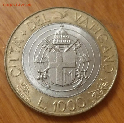 Ватикан 1000 лир 1998 до 22-00 12.11 - IMAG4240~2