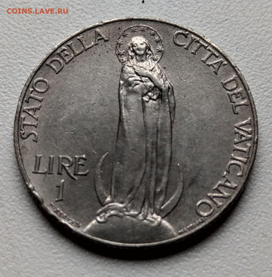 Ватикан 1 лира 1939 до 22-00 12.11 - IMAG4167~2