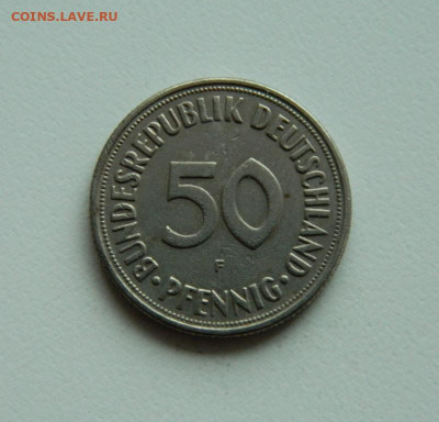 ФРГ 50 пфеннигов 1950 г."F" до 14.11.19 - DSCN0047.JPG