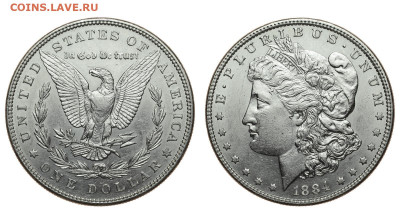 США. 1 доллар 1884 г. Морган. До 13.11.19. - Р103.JPG