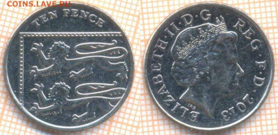 Великобритания 10 пенсов 2013 г., до 18.11.2019 г. 22.00 по - Великобритания 10 пенсов 2013  7190