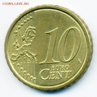 10 евроцентов 2008 Италия - Евро_10центов-Италия-2008_А