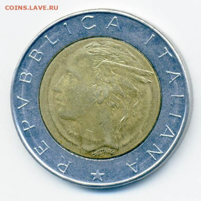 500 лир Италия 1984 - Италия_500лир-1984_А