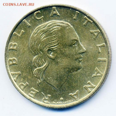 Италия 200 лир 1993 70 лкт авиации - Италия_200лир-1993_70лет-ВВС_А