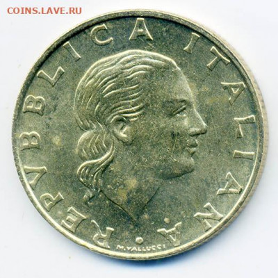 Италия 200 лир 1994 карабинеры - Италия_200лир-1994_180лет-карабинерам_А