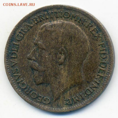 Британия фартинг 1918 - Британия_фартинг-1918_А