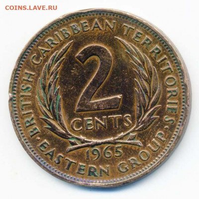 Восточные Карибы 2 цента 1965 - Восток-Карибы_2цента-1965_Р