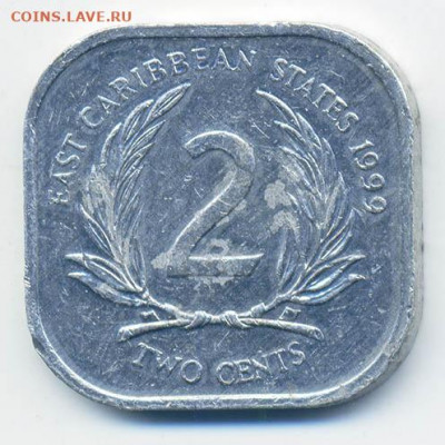 Восточные Карибы 2 цента 1999 - Восточные-Карибы_2цента-1999_Р