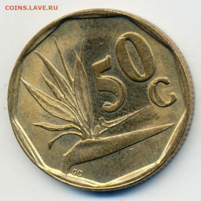 ЮАР 50 центов 1993 - ЮАР_50центов-1993_Р