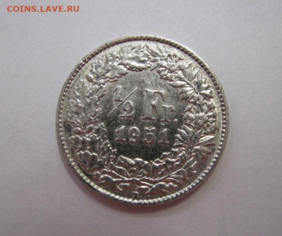½ франка Швейцария 1951  до 14.11.19 - IMG_7016.JPG