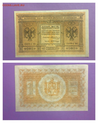 1 рубль 1918г, Сибирь, до 16.11.2019г в 22.00 - 4445B684-BC6D-407F-8F4D-697A8F553358