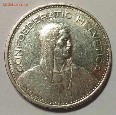 С 200 руб. Швейцария 5 франков 1940г. - IMG_20191112_211534