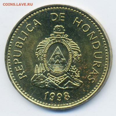 5 сентаво Гондурас 1998 - Гондурас_5сентаво-1998_А