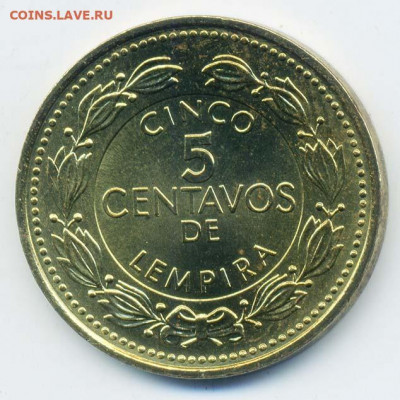 5 сентаво Гондурас 1998 - Гондурас_5сентаво-1998_Р