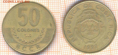 Коста-Рика 50 колонов 1997 г., до 19.11.2019 г. 22.00 по Мос - Коста-Рика 50 колонов 7212