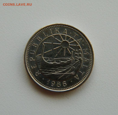 Мальта 10 центов 1986 г. (Фауна). до 19.11.19 - DSCN0001.JPG