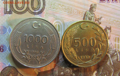 ТУРЦИЯ 1000 и 500 лир 1989-90 гг      до 18.11 - IMG_5094.JPG