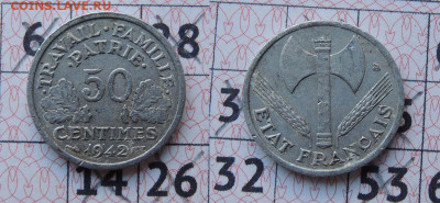 Франция 50 сантимов 1942 до 19.11. - France 42