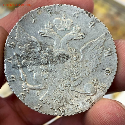 Рубль 1771,1774 ,Полуполтины 1748,1754 - 65FB4845-B4B3-4E3F-872B-60FC6C8497FA