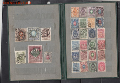 папка с марками царской России ( 30шт) до 19 11 - 286