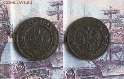 1 копейка 1893 СПБ до 19.11.19г 22.00 МСК - 1