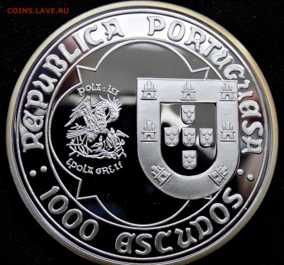 Португалия 1000 эскудо 1995 Парусник Редкая - DSCN4787.JPG
