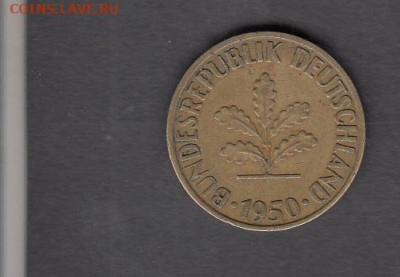 ФРГ 1950 10пфеннингов до 19 11 - 6