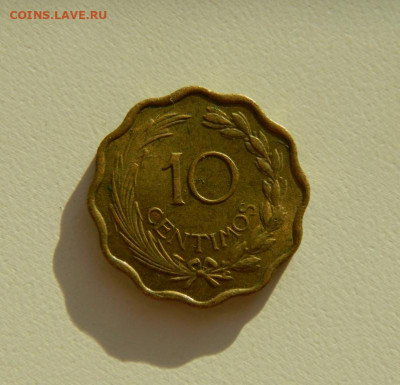 Парагвай 10 сентимо 1953 г. до 19.11.19 - DSCN9940.JPG
