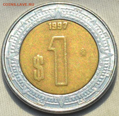 Мексика 1 песо 1997. 17. 11. 2019. в 22 - 00. - DSC_0949