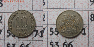 Тринидад и Тобаго 10 центов 1966 до 21.11 - Тринидад