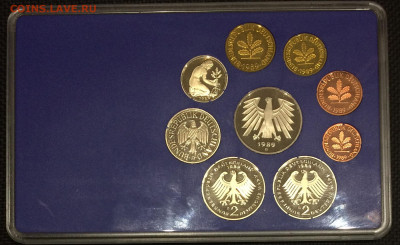 Годовой набор ФРГ 1989г. D. Пруф.твердый до 18.11.19 - IMG_5538.JPG