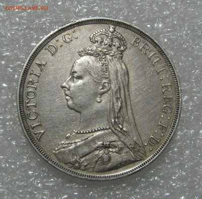 Британия. Виктория. 1 КРОНА 1887 года. До 17.11.2019 - 1крона87 (2).JPG