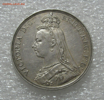 Британия. Виктория. 1 КРОНА 1887 года. До 17.11.2019 - 1крона87.JPG