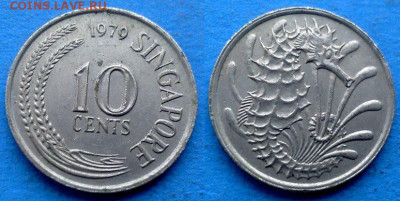 Сингапур - 10 центов 1979 года (Фауна) до 21.11 - Сингапур 10 центов, 1979