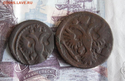 Полушка и Деньга 1735 год До 20.11.19г 22.00 МСК - 2