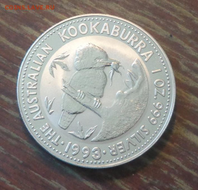 АВСТРАЛИЯ - 1 доллар КУКАБАРРА 1993г. до 22.11, 22.00 - Кукабарра-93 (вторая)_1.JPG