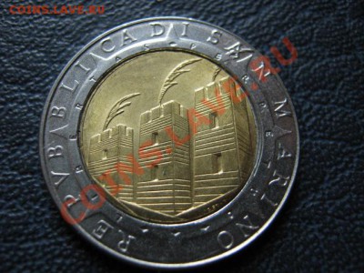 Биметал Сан Марино 500 лир 1992 "Шторм" до 03.08 в 21.00 М - IMG_0004
