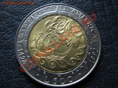 Биметал Сан Марино 500 лир 1992 "Шторм" до 03.08 в 21.00 М - IMG_0003